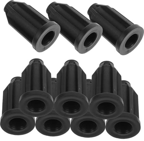TOPPERFUN 10 Stück Lenkrollenhülsen 25mm Durchmesser Rollenhülsen Aus Robustem Material Möbelrollen Ersatz Für Stabilen Halt Und Schutz