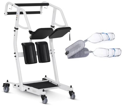 M MCombo lève-personne avec ceinture de transfert, aide à la marche fauteuil roulant, aide au lever pour lit seniors, aides à la personne transfert 180KG, STA447