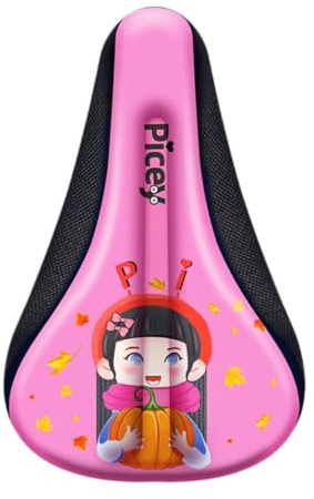 Folpus Housse de Selle de vélo pour Enfants, Protection pour garçons et Filles, Tapis de Selle épais, Accessoires de Cyclisme Souples, Housse de de vélo pour