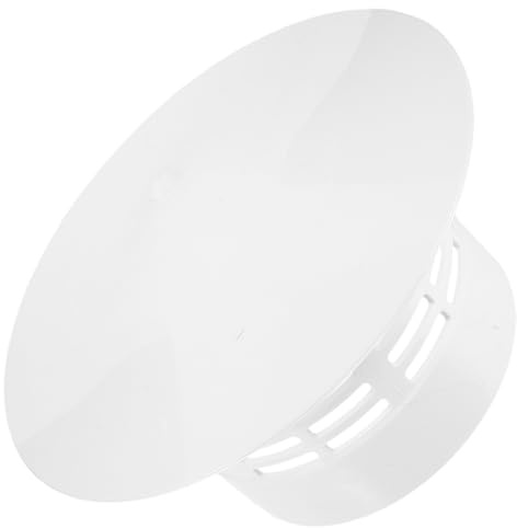 POPETPOP Cappucci Antipioggia Per Camini e Sfiati Tetto Copertura in Pvc Resistente Design a Forma Facile Installazione Protezione Da Vento e Pioggia