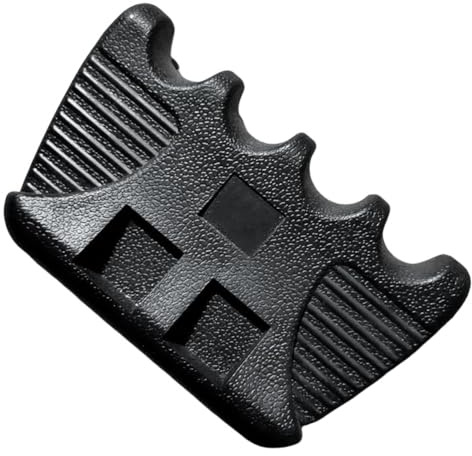 Remingtape 1 soporte para taco de piscina de 4 agujeros, plástico negro con soporte para tiza, soporte para taco de piscina
