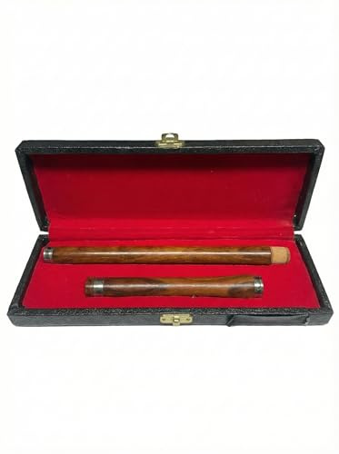 Rosewood Irish D Flute with Case TWO parts Musical Wind Instruments