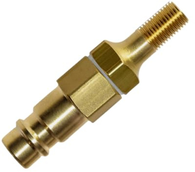 Syskan Adattatore per gonfiatore pneumatici, valvola auto, spina ad aria compressa per compressore e mini compressori mobili, adatto per valvola Schrader, per gonfiare rapidamente pneumatici di auto