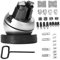 FORAVER Professionelles Kugel-Schmuckschraubstock, 12,7 cm, 30-teiliges Set mit Aufsatz und Gummi-Basis, Gravierblock, Werkzeug-Set