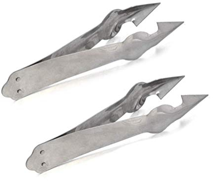 Leikance Lot de 2 pinces de en acier inoxydable pour épilation à l'ananas