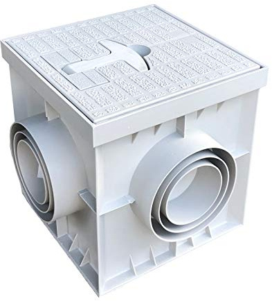 Revisionsschacht 20 x 20 x 20cm mit Boden und Patentschachtabdeckung