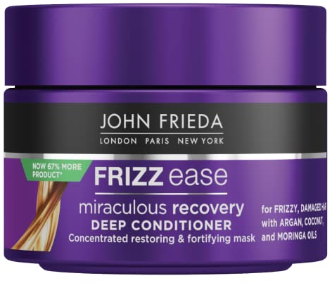 John Frieda Frizz Ease Miraculous Recovery Intensive Deep Conditoner Hair Mask 250ml, White