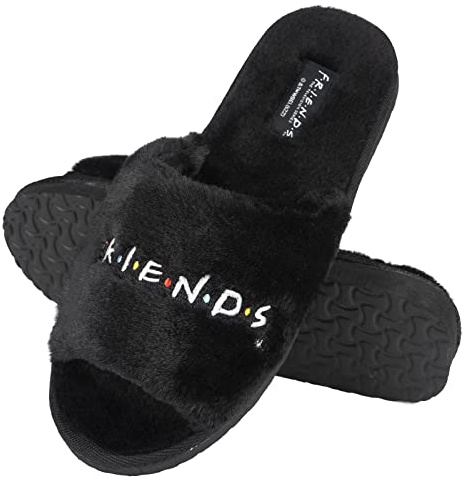soxo Warner Bros Friends Zapatillas Casa Mujer Invierno Regalos Merchandising Cómodas Pantuflas 37/38 Friends Zapatillas