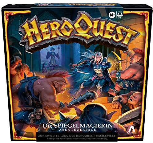 Hasbro Avalon Hill HeroQuest Die Spiegelmagierin Abenteuerpack, Erweiterungsset, HeroQuest Basisspiel erforderlich
