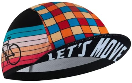 Corsehild Gorra de ciclismo para hombre y mujer, sombrero de ciclismo debajo del casco, poliéster, transpirable, absorbe el sudor, One Size