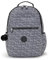 Kipling SEOUL Large Backpack, Holiday Waves (Blue)