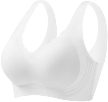 Super Gather Bras for Older Women Lifting Bras for Sagging Breasts Comfortable Seamless Push Up Bra No Underwire Non Wired Women UK