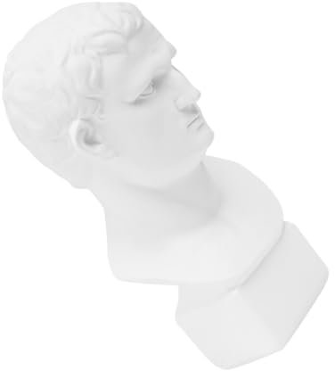 OSOLADY Tischskulptur Aus Kunstharz – Büstenstatue Mit Zarter Geste Kunstharz-Ornament Für Die Inneneinrichtung