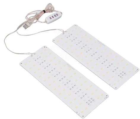 Luce di Coltivazione della Pianta, Lampada in Lega in Lega di Alluminio per la Pianta di Mobili, Luce a LED Dimmerabile a Spettro Completo Adatto a Serre, Scaffali, Librerie