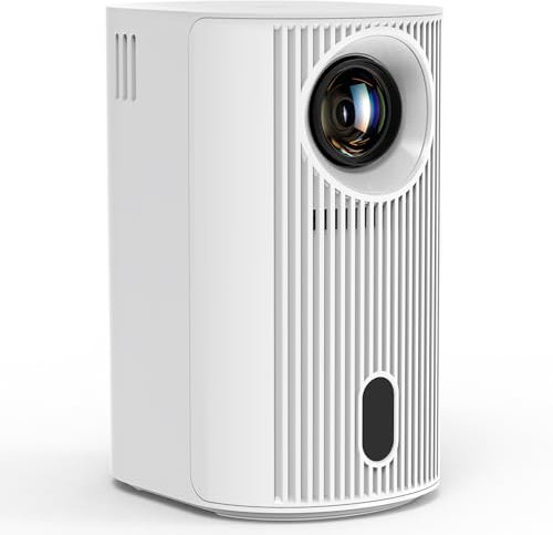 Vidéoprojecteur Portable Android 11 1080P Full HD Projecteur Video Moteur Optique Fermé 200 ANSI Lumens 120 La Grande Image WiFi 6 Bluetooth 5.4 Home Cinéma