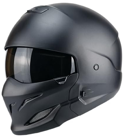 Motorcykel Säkerhetshatt - Robust Avtagbart Skydd, Retro Cykelstil, Robust Hjälm För Vuxna, Män Kvinnor Racing Road Badge | Pålitlig artikel För Cykling, Resor, S