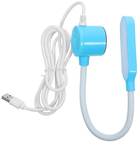 OKUMEYR Usb-syddmaskinslampa med Flexibel Led-slinga Dimbar med Touchkontroll och Magnetisk Bas Blå Skonsam Belysning för Långa Syprojekt