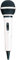 Mr Entertainer G156D Dynamic Handheld Karaoke Microphone WHITE