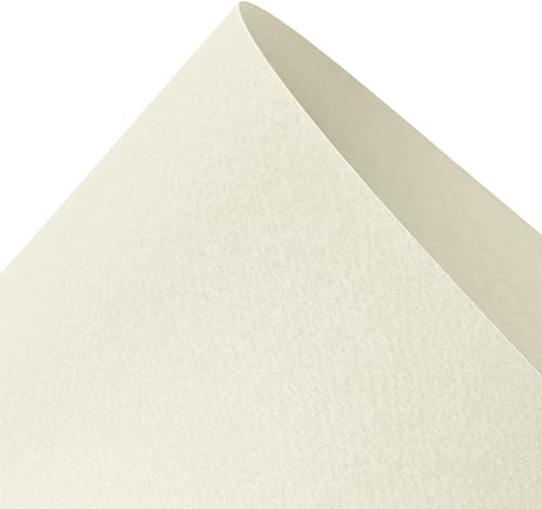 Netuno 100x elfenbensfärgat kartong A4 210 x 297 mm 220g Prisma Avorio kartong med relief på ena sidan för inbjudningar dekoration scrapbooking pyssel gratulationskort visitkort
