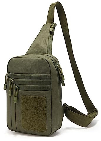 ACEXIER Tactique Sac à bandoulière Militaire Holster pour pistolet dissimulé Pochette pour pistolet Sac de transport d'armes à feu pour l'extérieur, le camping et la chasse Port quotidien Pack