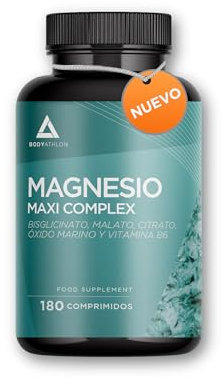 Magnesio Completo Compresse 180giorni- 4 Magnesio+ Vitamina B6- Citrato e Bisglicinato+ Malato+ Ossido marino+ Vitamina B6- Stanchezza, Articolazioni e muscoli- Magnesium Complex- Donna Uomo