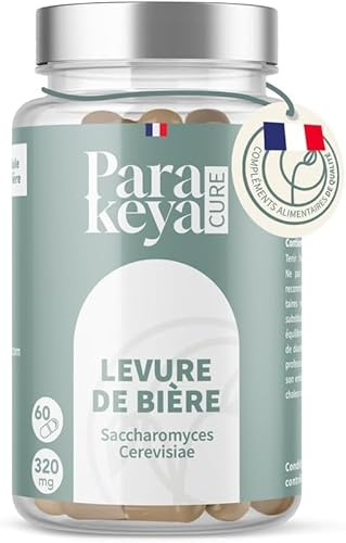 Parakeya - Levure de Bière 320 mg - 60 gélules - Complément alimentaire