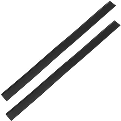 Professional Window Squeegee Rubber Replacement Blades 35cm 2 Pack, Double Sided High Grade Machine Cut Window Cleaning Blade Fits Most Window Wipers