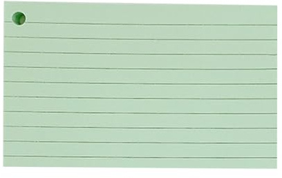 VIVIWI Tarjetas de índice forradas con anillos de encuadernación, tarjetas de estudio, tarjetas de notas, tarjetas de vocabulario, tarjetas de papel en blanco