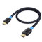 Cable Matters Micro USB auf USB C Kabel 0,3m (USB C auf Micro USB Kabel) mit geflochtener Jacket in Schwarz - 0,3 Meter