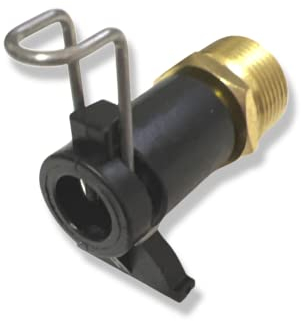 M&M Smartek Adaptador de alta presión para manguera de enchufe/convertidor para limpiador de alta presión compatible a/como Nilfisk, Stihl G1/4 o con M22 IG (opción C para Patriot & M22 AG)