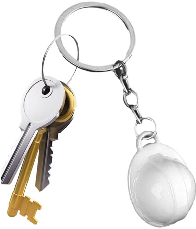 Kasmole -Schutzhelm-Schlüsselanhänger | Partygeschenke für den BAU – Schlüsselanhänger mit Sicherheitshut für den BAU, Schlüsselanhänger mit Hut für Harte Arbeiter