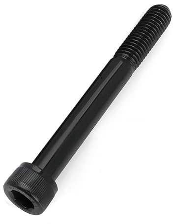 Jutagoss 20Pcs M10 x 110mm Hex Socket Head Cap Screws Bolts, 12.9 Grade Carbon Steel Hexagon Socket Head Screw, Allen Socket Hex Drive, Partially Thread, Black Oxide Screws