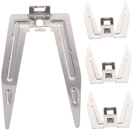 Zerodeko 4pièces Fourchettes Acier Inoxydable Pour Poulet Cuit Résistantes Haute Température Accessoires Barbecue Et Friteuse à Air Compatible Four Grill