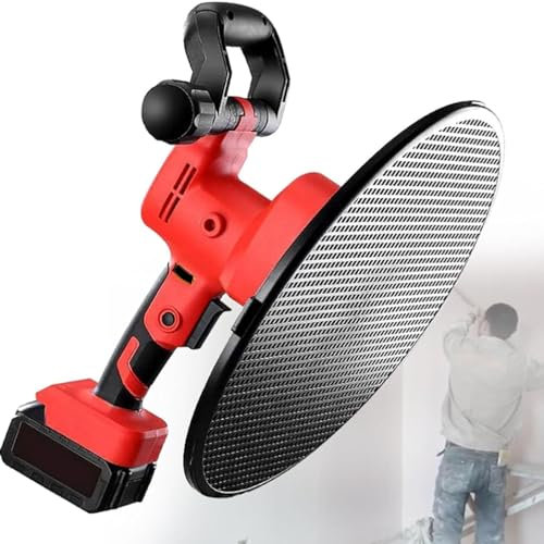 Truelle à béton, machine de lissage des murs, truelle électrique pour mortier de plâtre, ciment et mastic, 80-200 tr/min, 1680 W, machine de polissage et de lissage des murs, version à une batterie