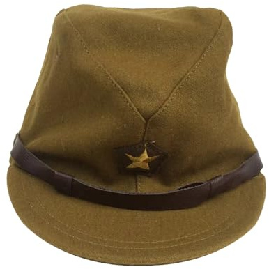 Cappello da campo ufficiale giapponese Seconda Guerra Mondiale Retro All'aperto Cappello di Lana Replica di WW2 IJA Cappelli da combattimento Vintage Oggetti