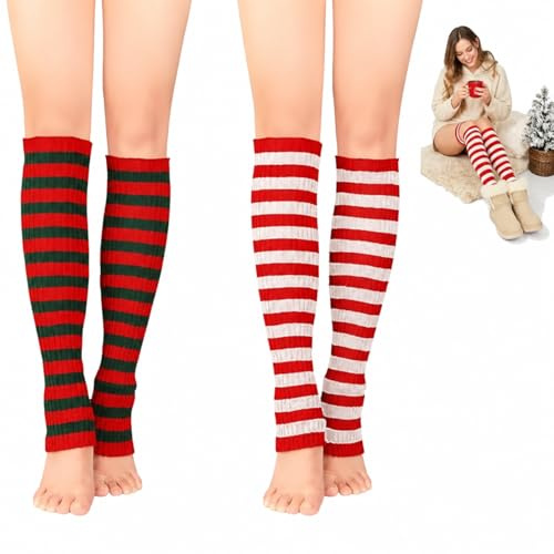 CZAYEFNH Scaldamuscoli Donna e Bambina - Protettore Elastico ed Elegante per Tutte Le Donne e Le Bambine - Scaldamuscoli Danza e per Tutte Le attività - Design dell'Arcobaleno