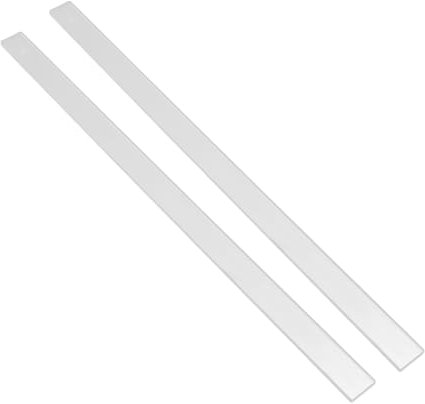 Cabilock 2piezas Regla De Equilibrio Para Galletas Rodillo Guía Acrílico Herramienta De Medición Para Hornear Bizcochos y Decoración De Pasteles Para Cocina Del Hogar