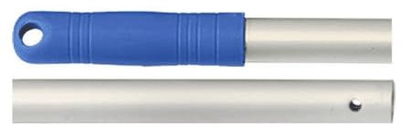 FERCASASHOP - Manico in Alluminio 140 cm, con foro per scope a frange,spingiacqua e pinze mop. Realizzato in Alluminio di Alta Qualità
