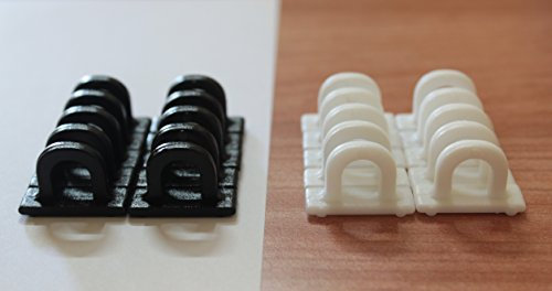 Crochet de suspension - Adapté pour les rideaux Cirillo Tende - 10 Pièces - Made In Italy (adapté pour rideau de chenille, Blanc)