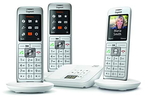 Gigaset CL660A Trio - Schnurgebundenes Landline-Telefon - Weiß