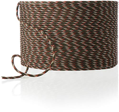 COM-FOUR® Paracord Schnur Ø 4 mm, 25 m - Seil mit 7 Kern Strängen für Boot, Camping, Outdoor - Nylonseil mit 250 Kg Tragkraft - Zeltseil, Abspannseil, Allzweckseil