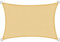 Cool Area Toldo Vela de Sombra Impermeable Rectangular 3x5m Protección UV PES Toldos para Patio Exterior Jardín Terraza-Arena