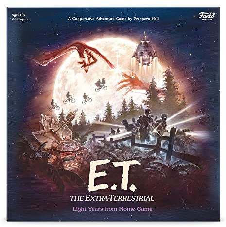 Funko Signature Games: E.T. Light Years from Home Cooperative Strategy Board Game For Children And Adults (Ages 10+) Ideal for 2-4 Players With a 30 Minute Game Time For Family Fun 62998