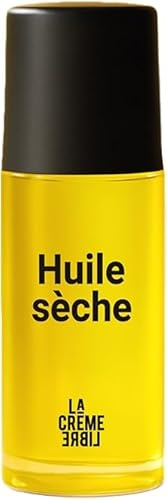 La Crème Libre - Huile Seche Corps Cheveux Visage Hydratante - Roll-on - 100% Naturels Ingrédients - Nourrissante non Collante - Améliore l'élasticité de la Peau - Parfum de Fleur d'oranger - 50ml