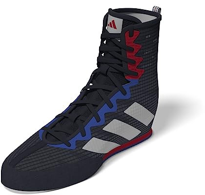 Adidas Unisex Box Hog 4 Shoes-High (Non-Football), Legend Ink/Silver Met./Grey Two, 50 EU