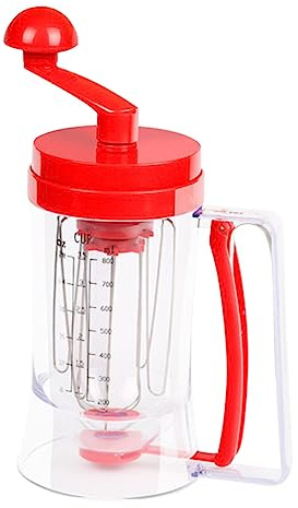 Ciieeo Dispensador De Masa Para Pasteles Manual Separador De Masa Para Cupcakes Donas Panqueques y Muffins Embudo Dispensador Medidor De Porciones