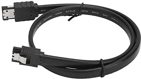 Tihebeyan High-Speed ESATA to Male to Male Connection Cable for Data Transfer Compatible with Hard Disks and Optical Drives (50cm)