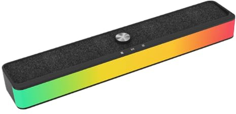 Altoparlanti Senza Fili per Televisione, Soundbar Intelligente Con RGB Per PC, Altoparlante Senza Fili Portatile Per PC E Televisione, Per Casa Doccia Festa Natale Camera Patio Auto