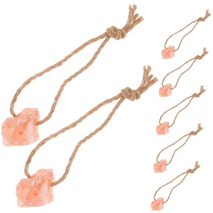 TOYANDONA 7 Pezzi Blocchi di Minerale Naturale per Bestiame Integratore di Sali Minerali per Cavalli Bovini Capre Pecore e Animali Selvatici Blocchi Miniatura da Supporto Nutrizione Animali