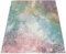 Paco Home Teppich Wohnzimmer Bunt Rosa Grün Türkis Pastell Farbverlauf Robust Kurzflor, Grösse:80x150 cm